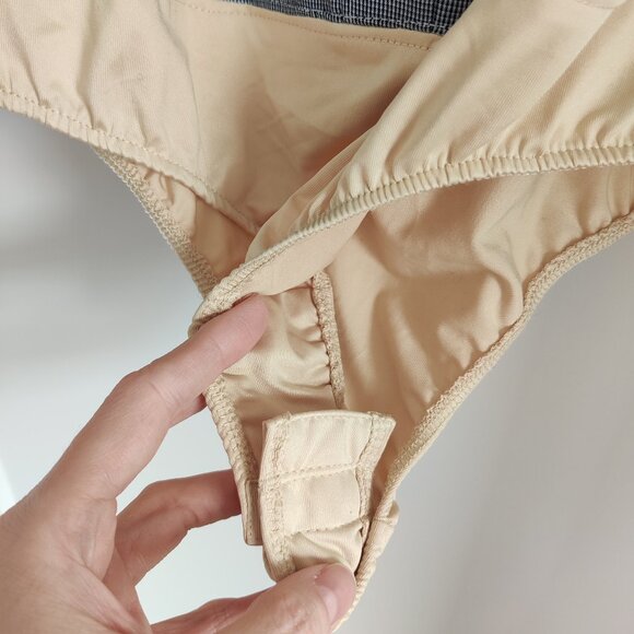 CHADWICKS Stretch Cotton Button Down Bodysuit *LIKE NEW* - Picture 4 of 6